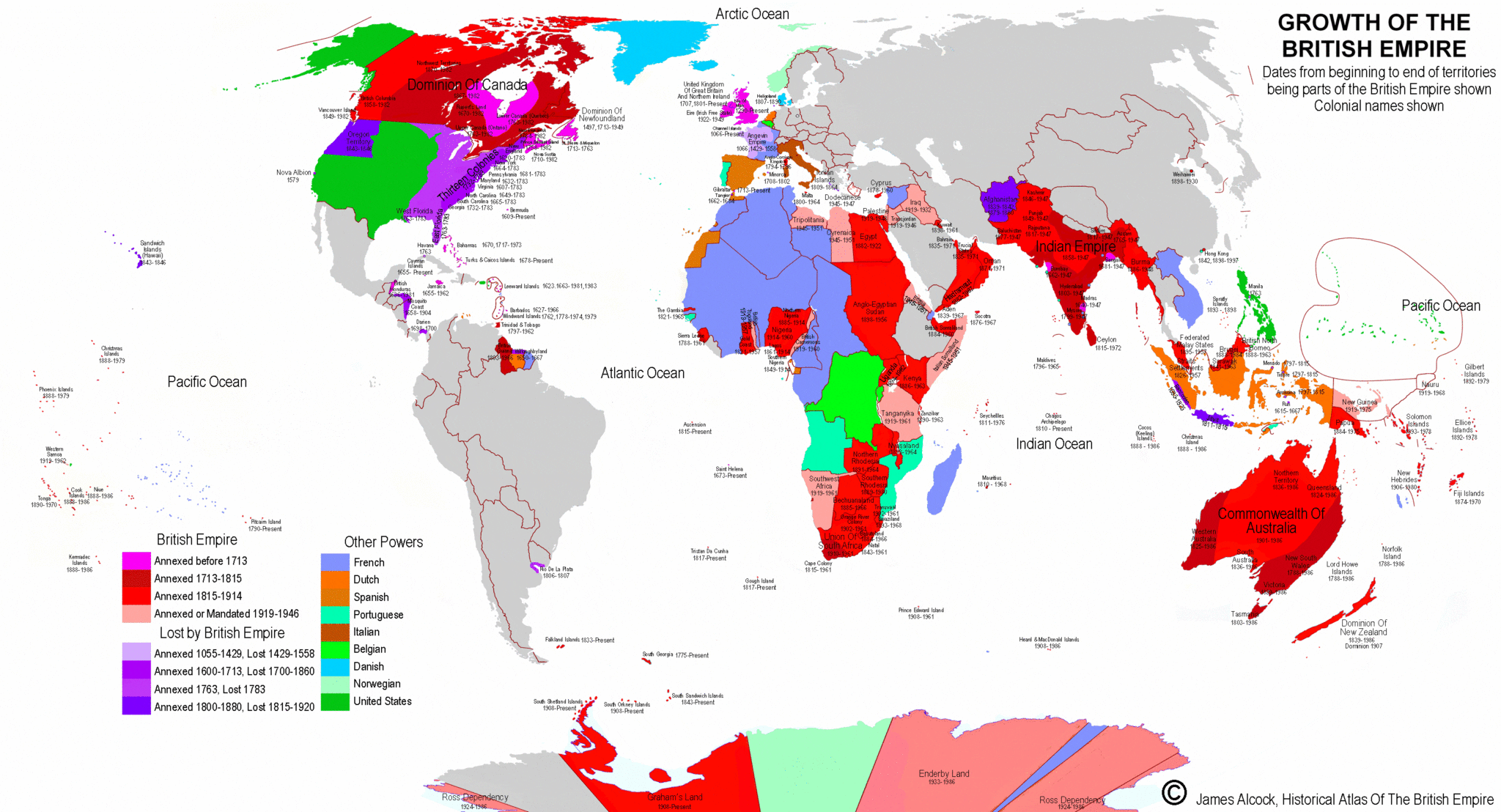 The British Empire during the Victorian Era. (Historical Atlas, British Empire)