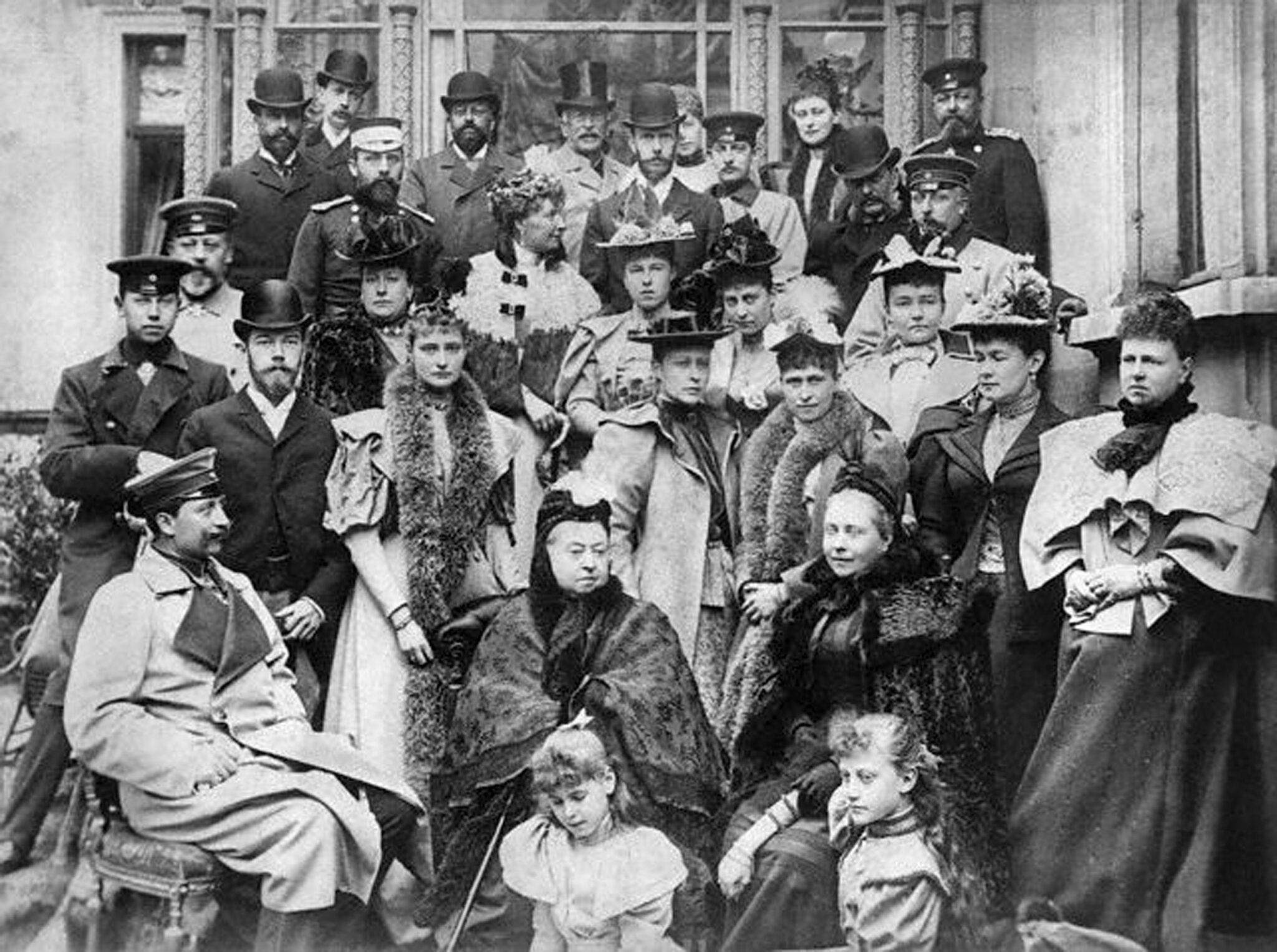 Queen Victoria with her family, 1894.