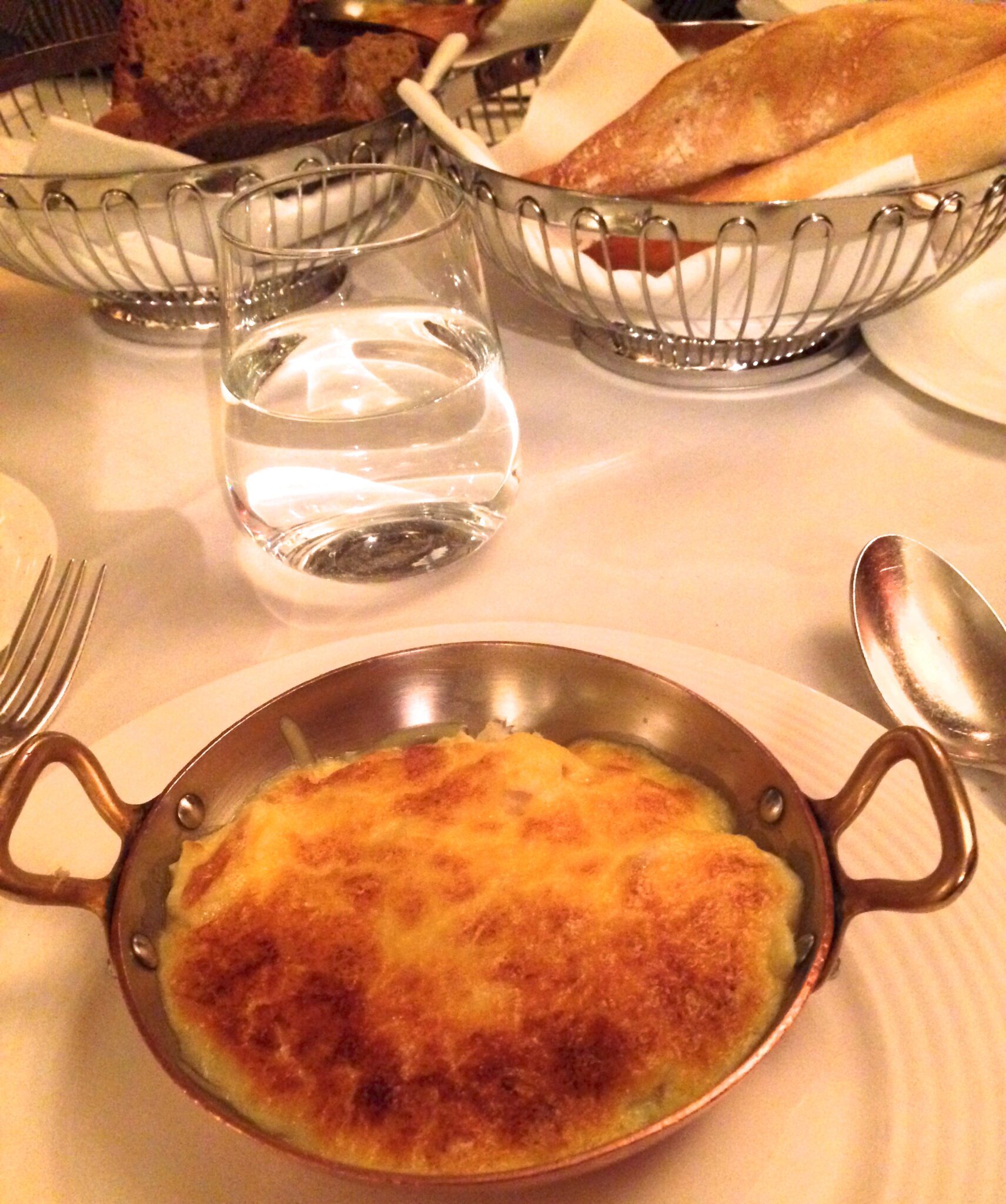 The signature 'Omelette Arnold Bennett.' This fluffy omelette, with smoked haddock, hollandaise sauce and cheese, was invented at The Savoy in the 1920s and named after the writer and critic Arnold Bennett. The chefs perfected it to his taste while he was staying at the hotel, writing a novel.